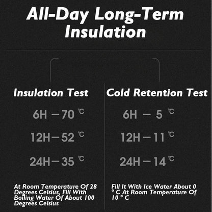 Smart Thermos Cup with Temperature Display 304 Stainless Steel Insulated Water Cup Business Gift Smart Temperature Bottles Water